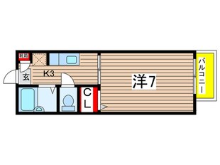 パ－クコ－ト船原の物件間取画像